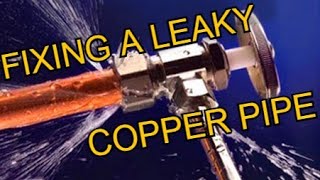 How to Fix a Leaky Copper Pipe (No Soldering!)