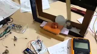 Electromagnetic pendulum DIY homemade