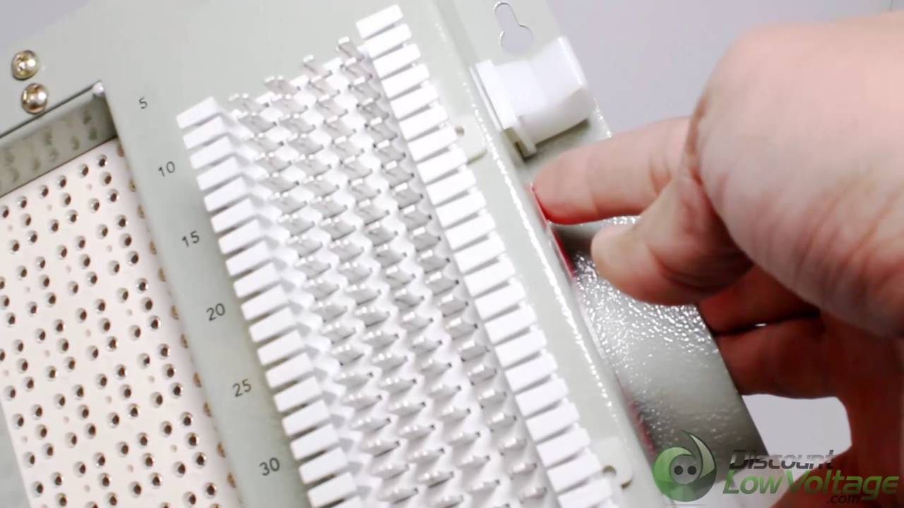 50 Pair Lightning Protected 66 Block for Telephone Wire YouTube