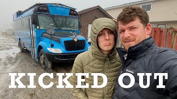 Last Week Working Indoors | Skoolie Conversion Ep. 25 | Adam & Steph