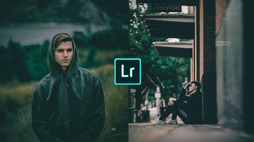 Moody Green Dark Presets lightroom mobile editing tutorial | download lightroom presets FREE