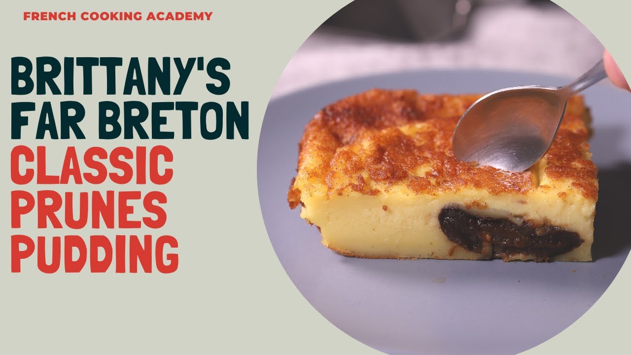 ⁣Far breton aux pruneaux: Brittany famous prune pudding (to try absolutely)