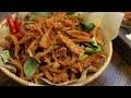 Làm khô gà lá chanh thơm ngon hương vị đậm đà | Chicken jerky recipe