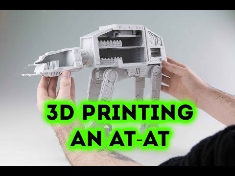 3D Printing a Detailed AT-AT from Star Wars