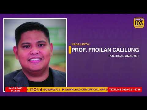 FULL INTERVIEW PROF FROILAN CALILUNG PBBM ADMINISTRATION
