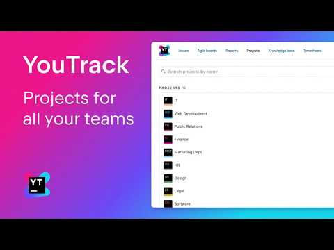 YouTrack. Projects for all your teams