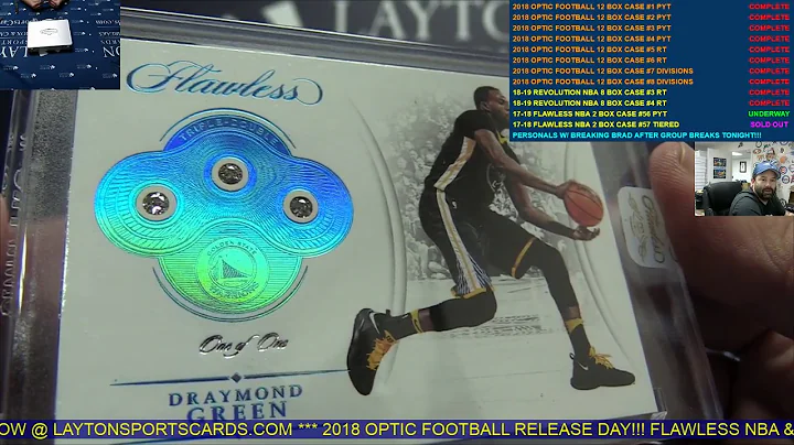 2017-18 Panini Flawless Basketball 2 Box Case Brea...