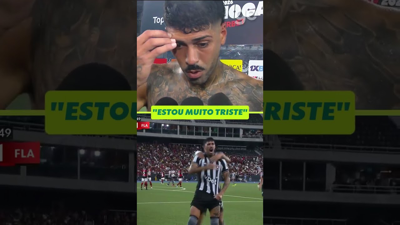 BARBOZA LAMENTA ELIMINAÇÃO DO BOTAFOGO PARA O FLAMENGO NO CARIOCA | #shorts | ge.globo