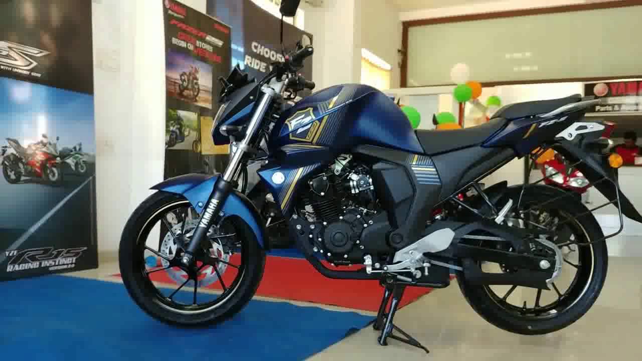 Yamaha FZS 2018 Fi V2 0 - Rear Disc Review - YouTube