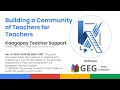Building a Community of Teachers for Teachers