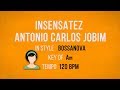 Insensatez - Antonio Carlos Jobim - Karaoke Male Backing Track