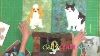 Make an Applique Portrait Quilt of Your Pet