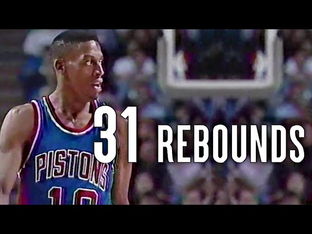 Dennis Rodman (6pts, 20reb) vs. Detroit Pistons (1996) 