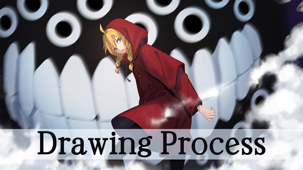 Drawing Process】黄泉のツガイ ガブちゃん ファンアート