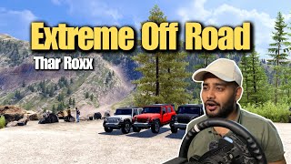 EPIC Off-Road SHOWDOWN! 3 Mahindra Thar Rox Attempt HILARIOUS Challenges! 😂 | #ets2 #simracing