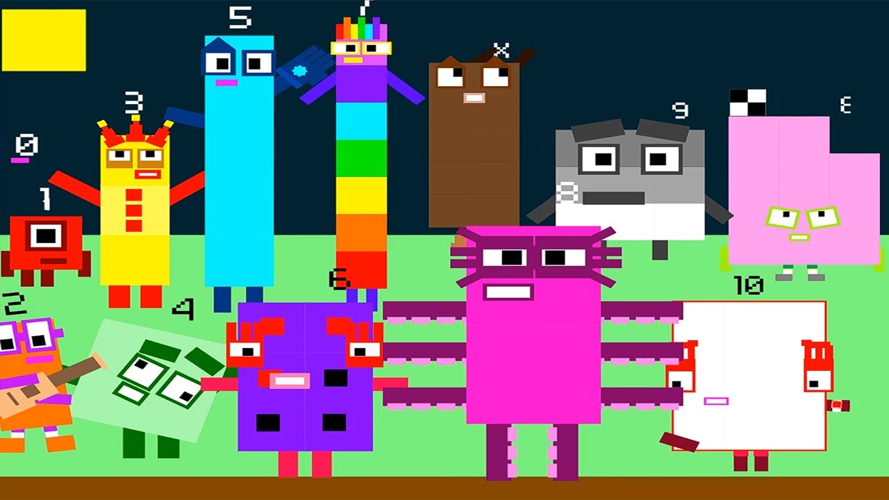 Numberblocks Band Retro Remixlearn To Count Learn Addition Youtube