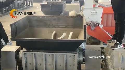 Foam Plastic Scrap Shredder Machine_Double Shaft Shredder/Chopping Machine