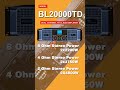 Unmatched Power &amp; Clarity 🔊 BL 20000 TD Dual Channel TD Glass Amplifier | Built for Extreme Sound