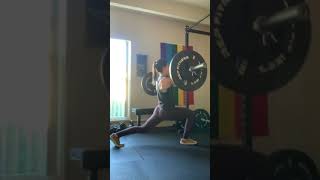 Barbell Front Rack ATG Split Squat