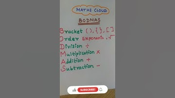 BODMAS Rule/Maths Shorts #shorts  #maths #mathshorts #trendingmaths #viralmaths #bodmas #bodmasrule