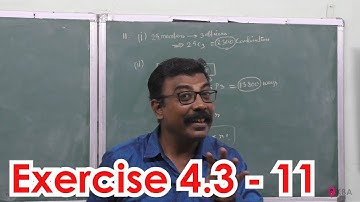 117. Maths | Combinatorics and Mathematical induction | Exercise 4.3 - 11