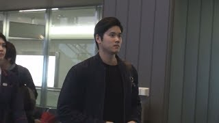 大谷選手が2年目に向け渡米 2カ月の日本滞在終え