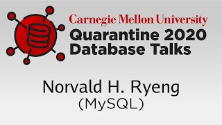 Refactoring Query Processing in MySQL (Norvald H. Ryeng, Oracle)
