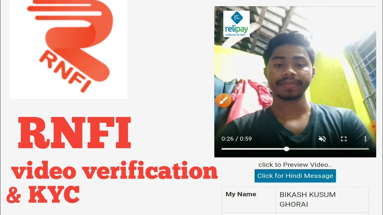 RNFI Video Verification KYC In Hindi Relipay Video Video rnfi-video-verification-kyc-in-hindi-relipay-video-video