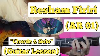 Resham Firiri - Ar 01 Guitar Lesson Chords Solo Kobin Michi With Tab