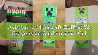 Avis sur la Minecraft Coffret 72 Crayons de Couleur pour Coloriage Enfant, Idée Cadeau Garçon Fille, screenshot 1
