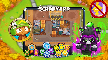 Scrapyard [Medium Standard] Guide | No Monkey Knowledge | BTD 6 (2023 Updated) 4K