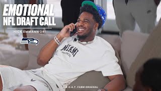 The Moment The Seahawks Drafted Nick Emmanwori 🥺