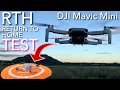 DJI Mavic Mini - Wie präzise funktioniert die RTH Return to Home Funktion ?? TEST bei etwas Wind !!