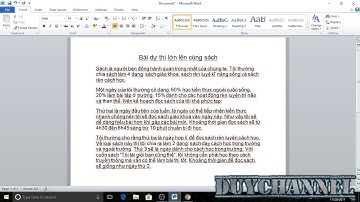 Bài dự thi lớn lên cùng sách-Phần 1