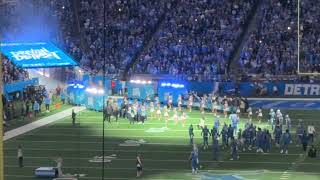 Detroit Lions player introductions. Dec 11, 2022. Lions vs Minnesota Vikings. Ford Field