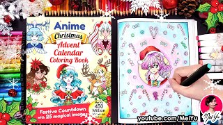 Anime Christmas Advent Calendar Coloring Real Time - NEW SUPER SALE + 4-in-1 Coloring Book | Mei Yu