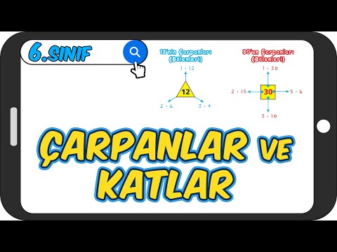 Çarpanlar ve Katlar 📘 6.Sınıf Matematik #2023