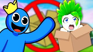 Przechodzę *RAINBOW FRIENDS* ale NIE MOGĘ UŻYWAĆ *KARTONÓW* | ROBLOX