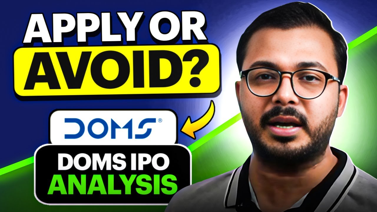 DOMS IPO Detailed Analysis | Apply or Avoid? Latest GMP | Vibhor ...