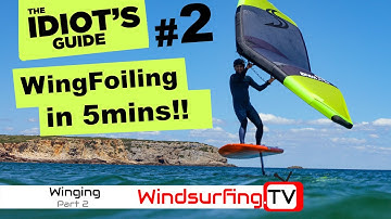#2 - Wing Foiling in 5mins!! -  Idiot