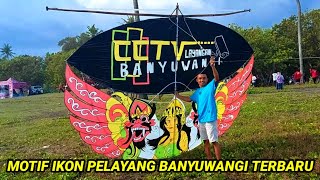 LAYANGAN GAPANGAN MOTIF IKON BANYUWANGI KOPDAR AKBAR PANTAI LAMPON
