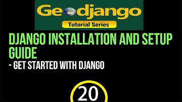 GeoDjango installation in window.