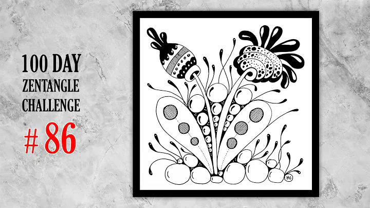 86 # 100 Days of Tangling: Join the Zentangle 100 Day Challenge for Creative Doodle Art!