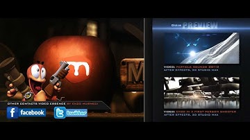 After Effects, 3D Studio Max - Worm 3D Intro