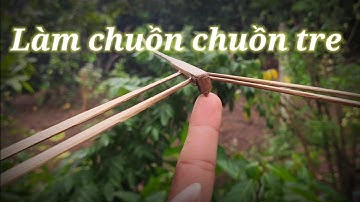 Hướng dẫn làm chuồn chuồn tre đơn giản dễ làm
