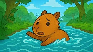 Brave Little Capybara (Kapibara Kecil Pemberani) - Keinan Kids Song 