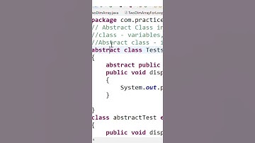 Difference between Abstract Class and Concrete Class in Java