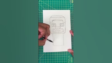 How To Draw Minecraft Steve | Easy! 😍 #minecraft #shorts #drawing