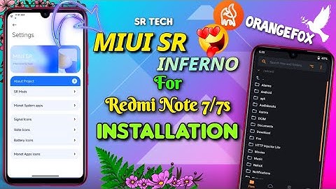 MIUI SR OFFICIAL On Redmi Note 7/7s 🔥Installation Process 😍 Android 12 ❤️