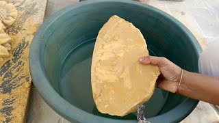 Exclusive Asmr. Bombastic yellow mud dirt water crumbling Profile